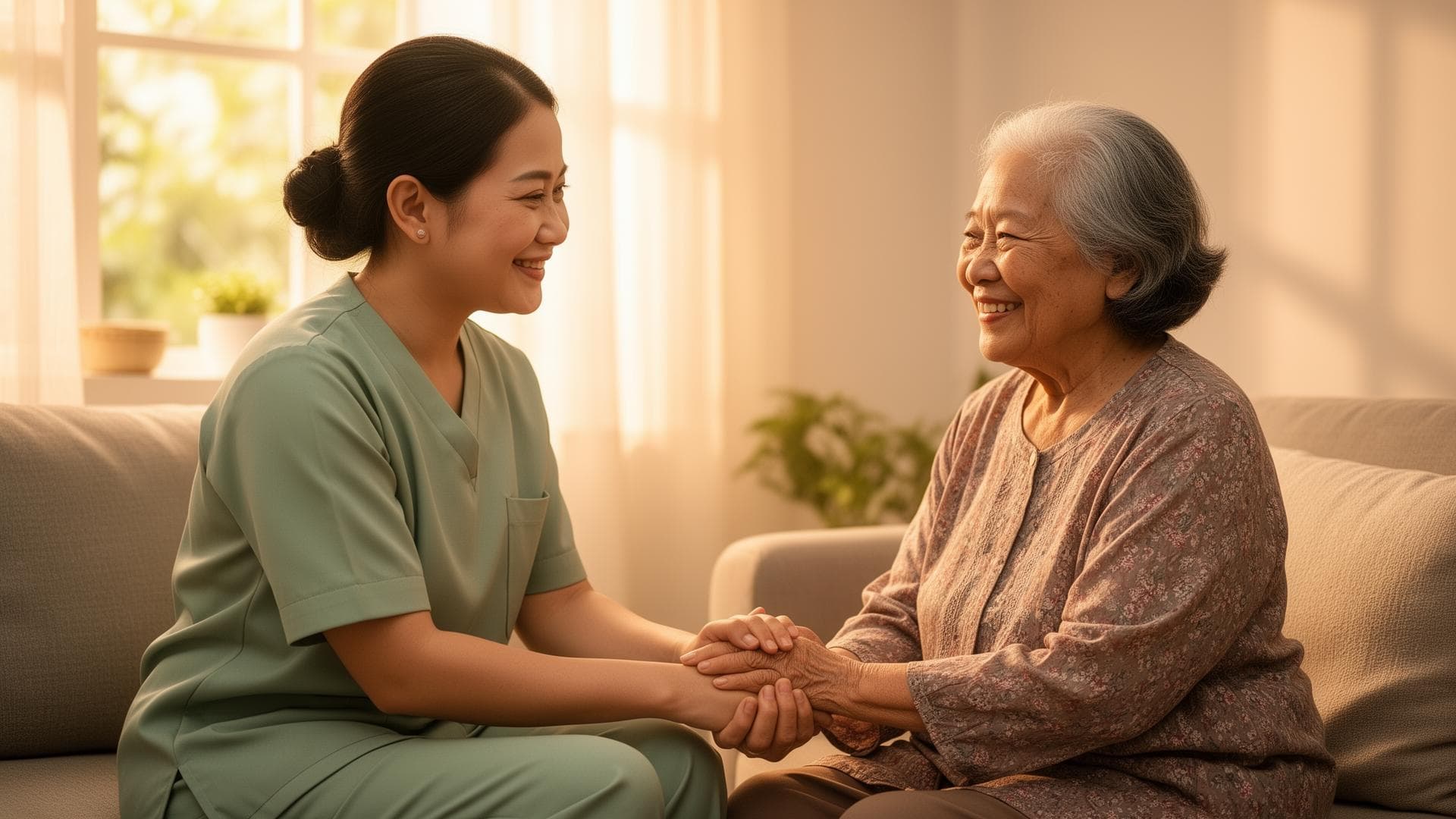 Pendamping profesional merawat lansia